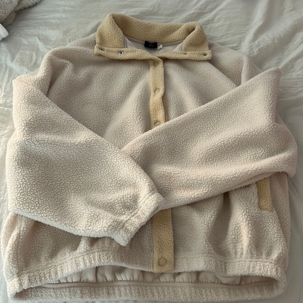 pacsun snap up sweatshirt
